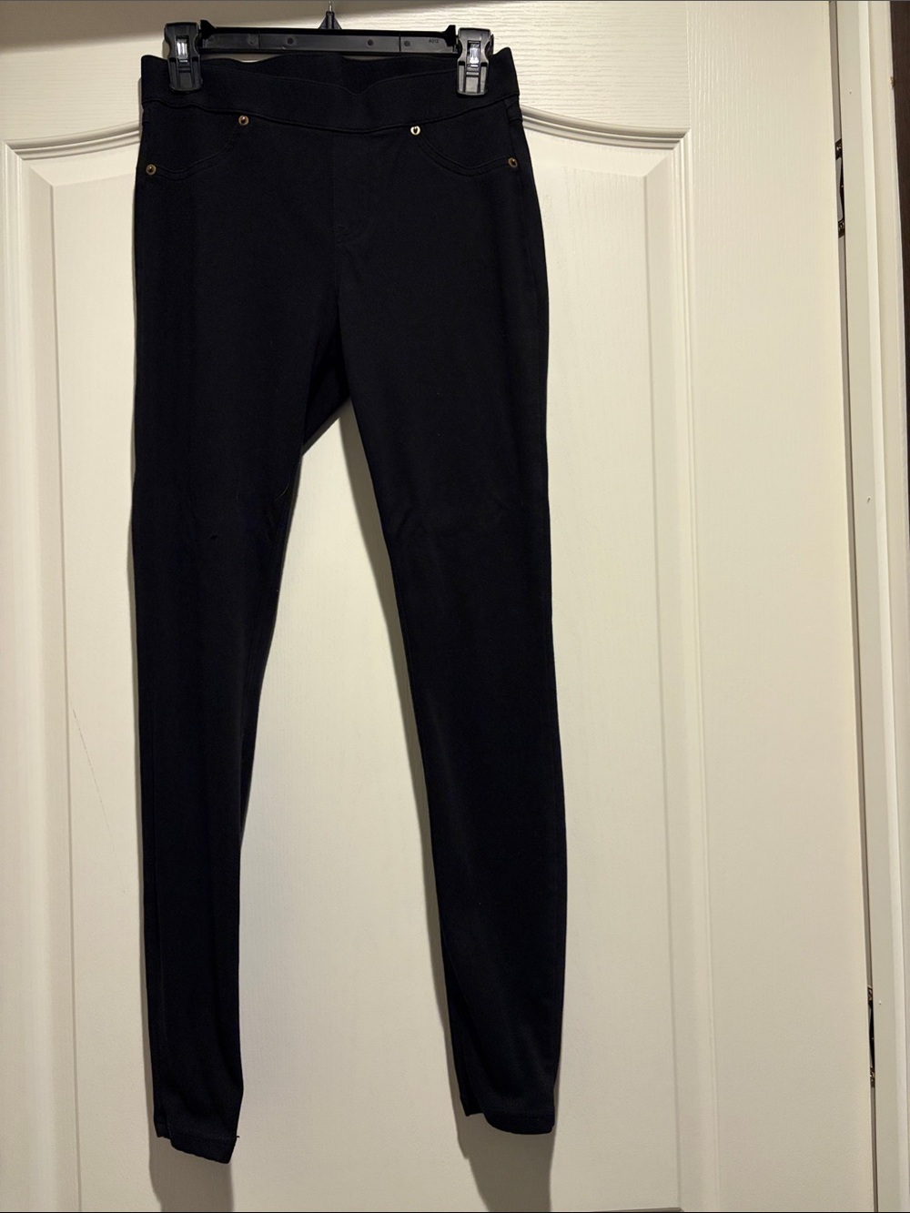 Source Unknown Black Skinny Ponte Pants